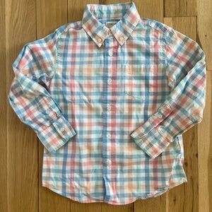 J.Crew Crewcuts Multicolor Plaid Button-Up Shirt - XS